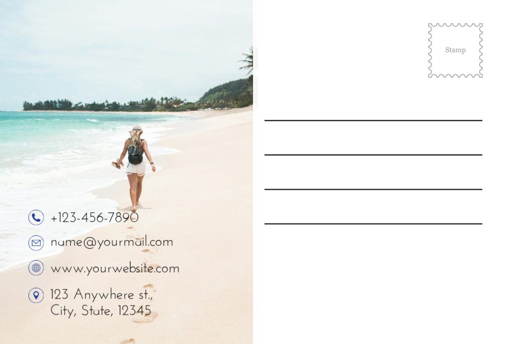 Holidays Postcard Printing template preview 39