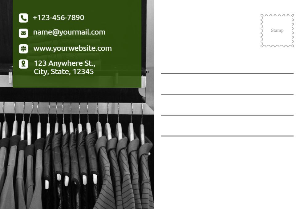 Retail Shop Stores Postcard Printing template preview 41