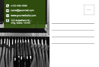 Retail Shop Stores Postcard Printing template preview 12