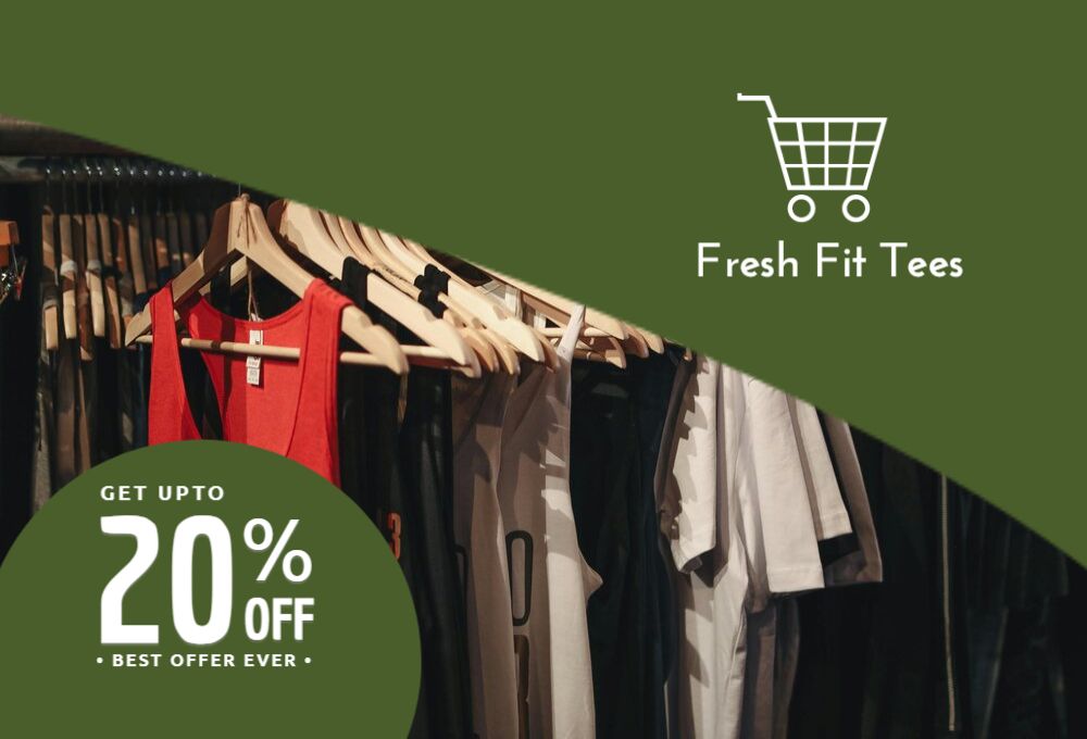 Retail Shop Stores Postcard Printing template preview 40