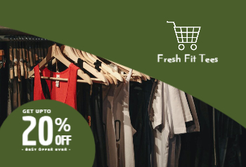 Retail Shop Stores Postcard Printing template preview 11