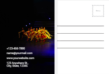 Entertainment Postcard Printing template preview 6