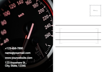 Automobile Postcard Printing template preview 24
