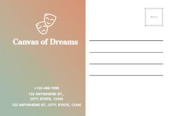 Entertainment Postcard Printing template preview 8