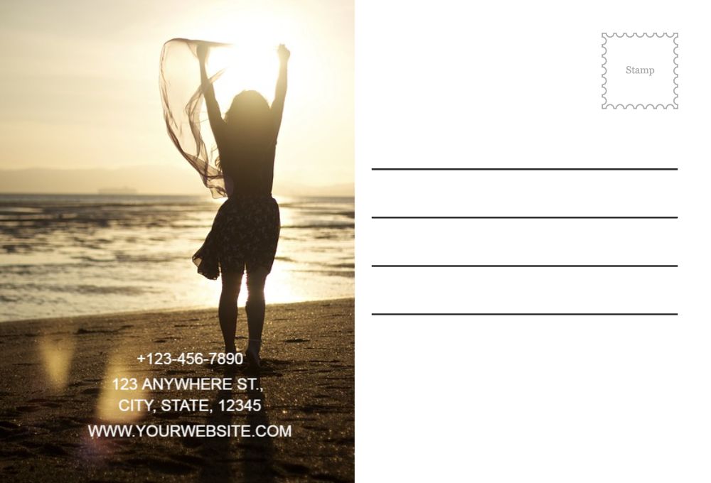 Holidays Postcard Printing template preview 43