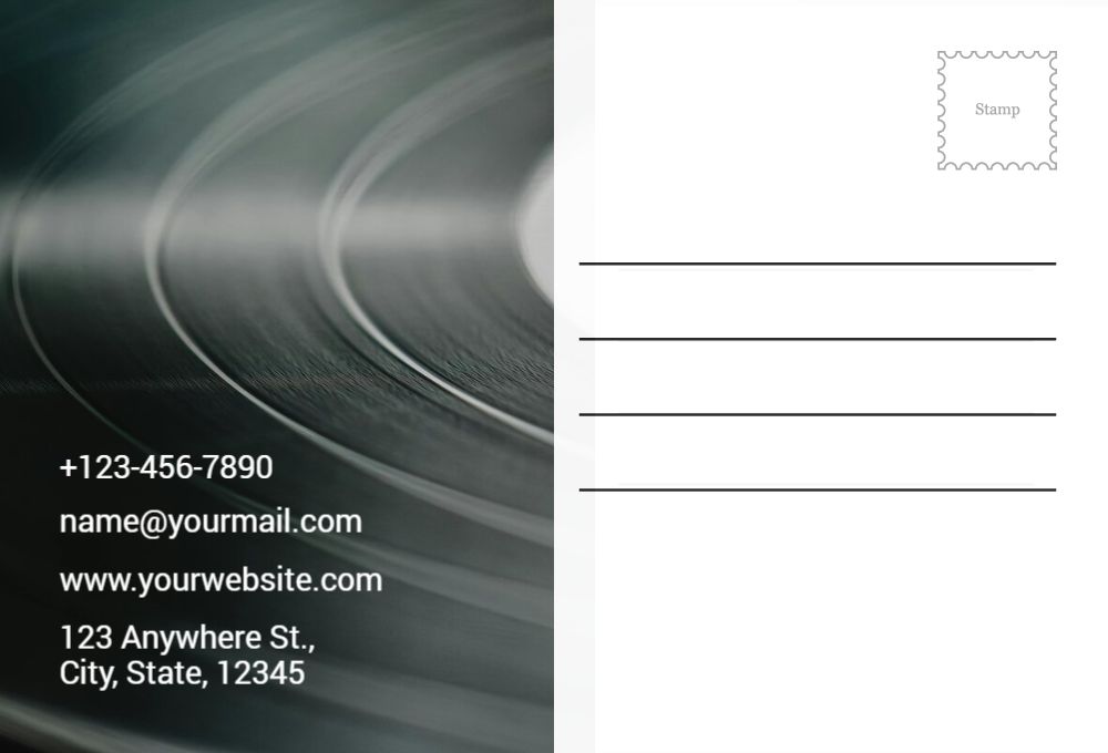 Entertainment Postcard Printing template preview 41