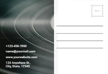 Entertainment Postcard Printing template preview 12