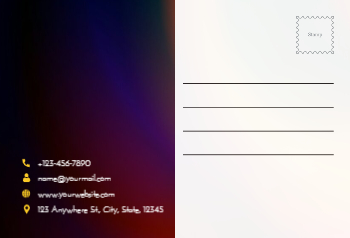 Security Postcard Printing template preview 14