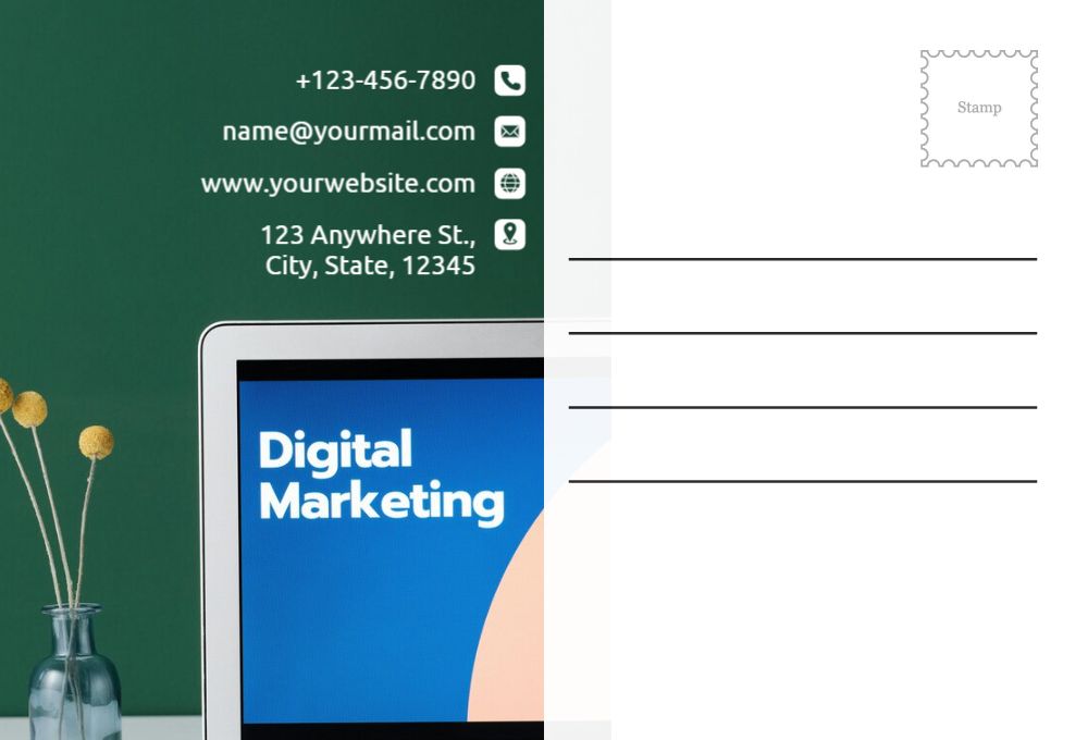 Communication Postcard Printing template preview 51