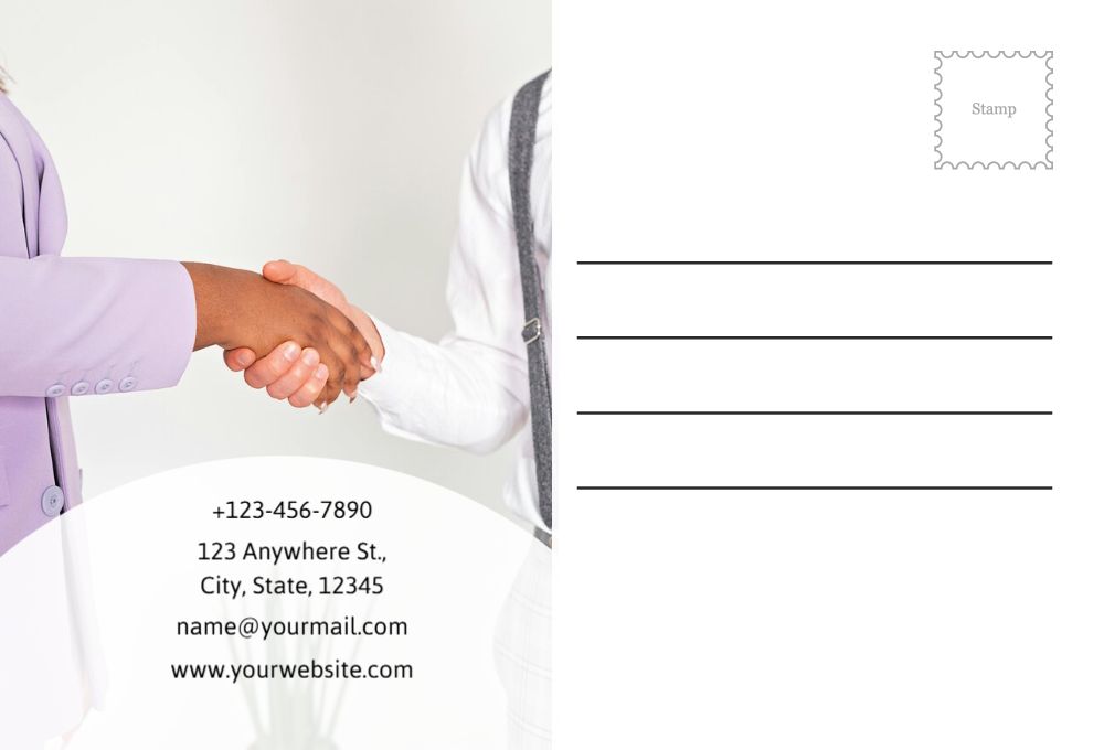Computer Postcard Printing template preview 41