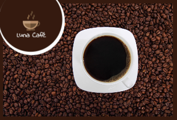Coffee Bar Rush Postcards Printing template preview 3