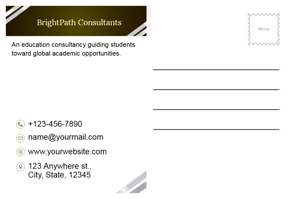 It And Internet Postcard Printing template preview 45