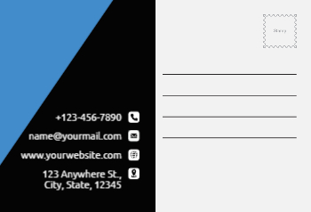 Electronics Postcard Printing template preview 2