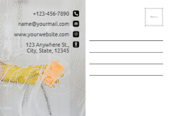 Computer Postcard Printing template preview 2