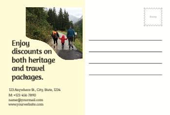 Stay In Touch Postcard Printing template preview 14