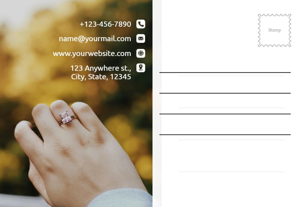 Anniversary Postcard Printing template preview 55