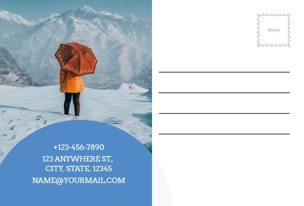 Travels Postcard Printing template preview 31