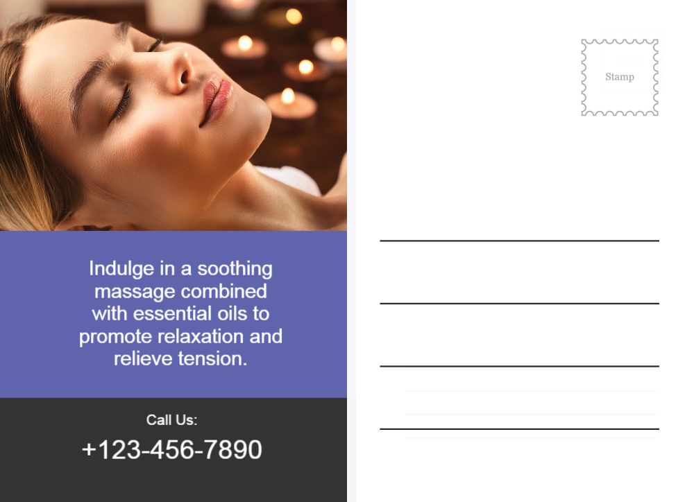 Beauty Rush Postcards Printing template preview 45