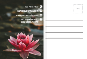 Basic Postcard Printing template preview 26
