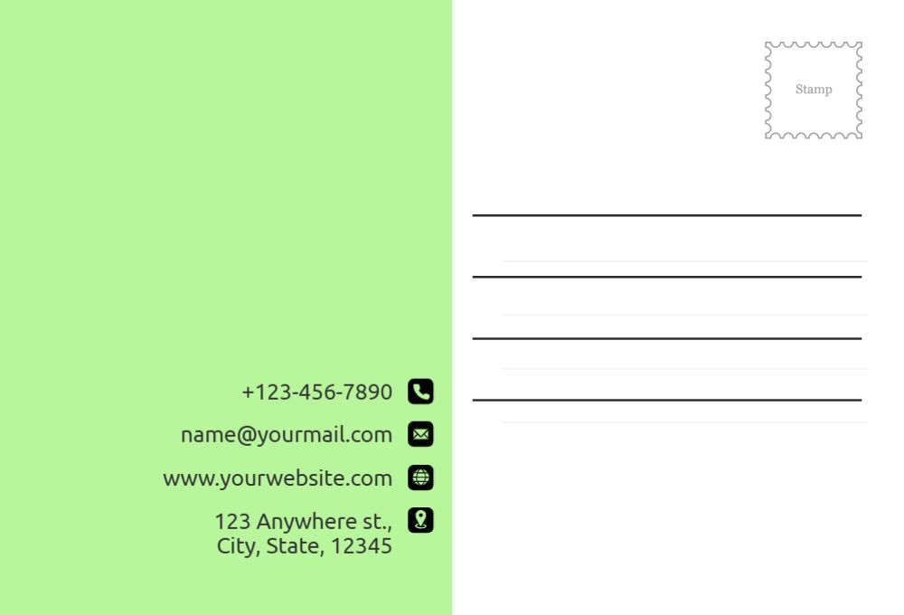 Club Postcard Printing template preview 39