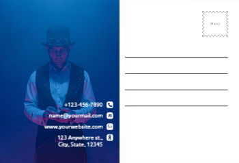 Entertainment Postcard Printing template preview 20
