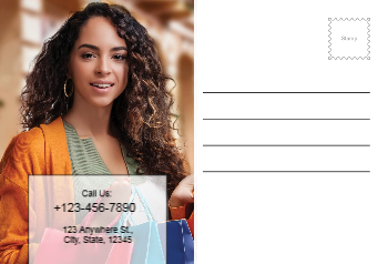 Retail Shop Stores Postcard Printing template preview 16