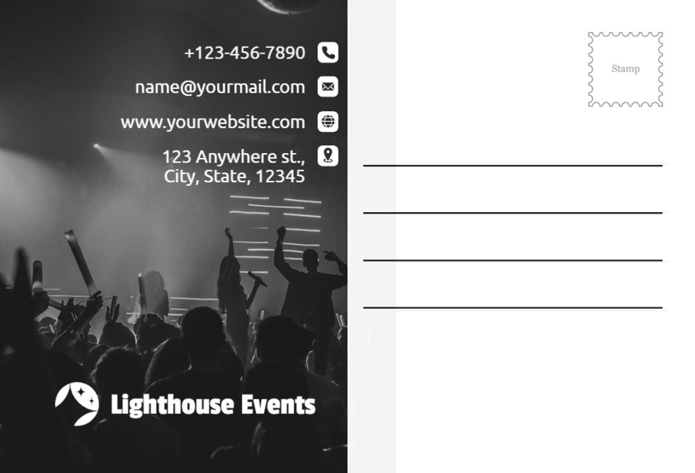 Music Dj Postcard Printing template preview 39