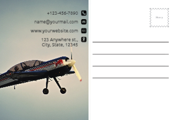 Transportation And Logistics Postcard Printing template preview 6