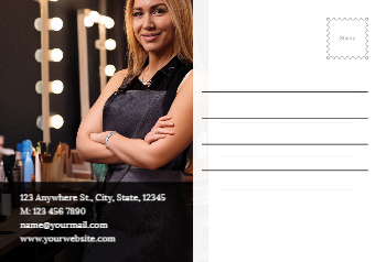 Spa Saloon Postcard Printing template preview 26