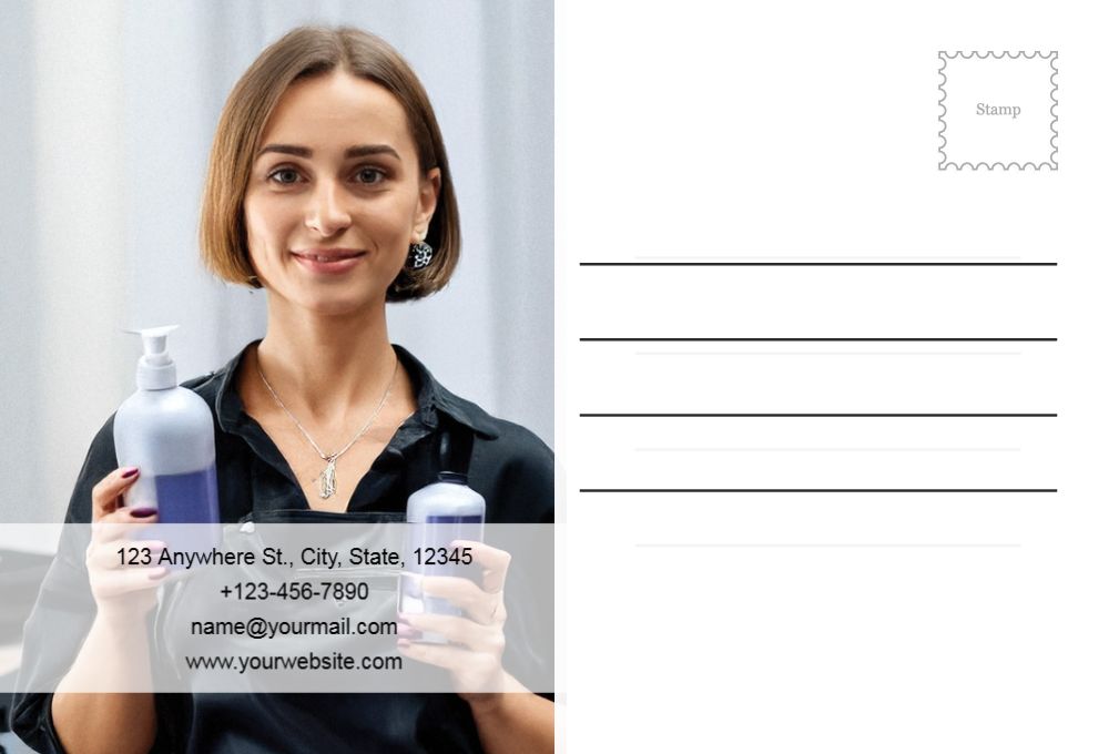 Spa Saloon Postcard Printing template preview 53