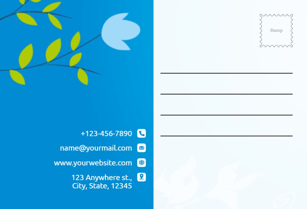 Human Resources Postcard Printing template preview 41