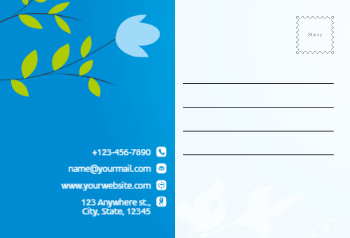 Human Resources Postcard Printing template preview 18