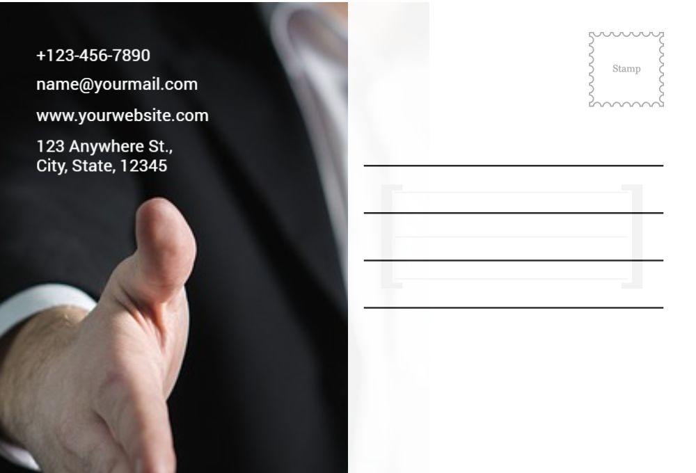 Human Resources Postcard Printing template preview 27