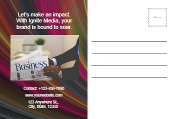 News And Media Postcard Printing template preview 6