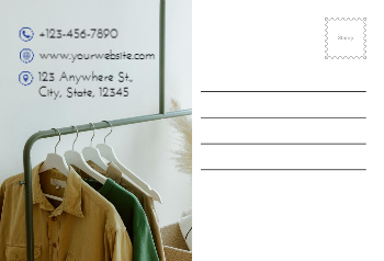 Fashion Postcard Printing template preview 2