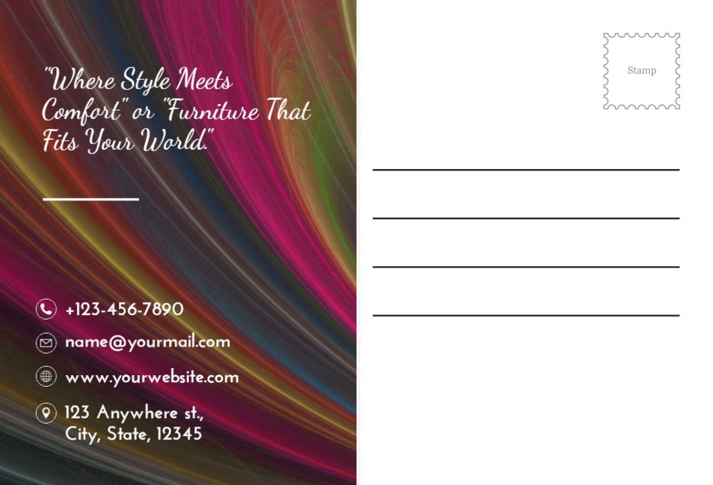 Computer Postcard Printing template preview 37