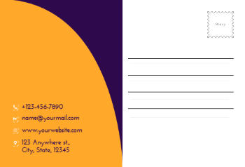 Management Postcard Printing template preview 14