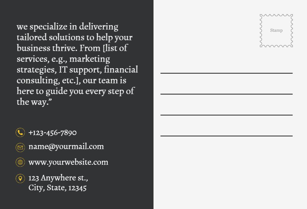 Transportation And Logistics Postcard Printing template preview 37