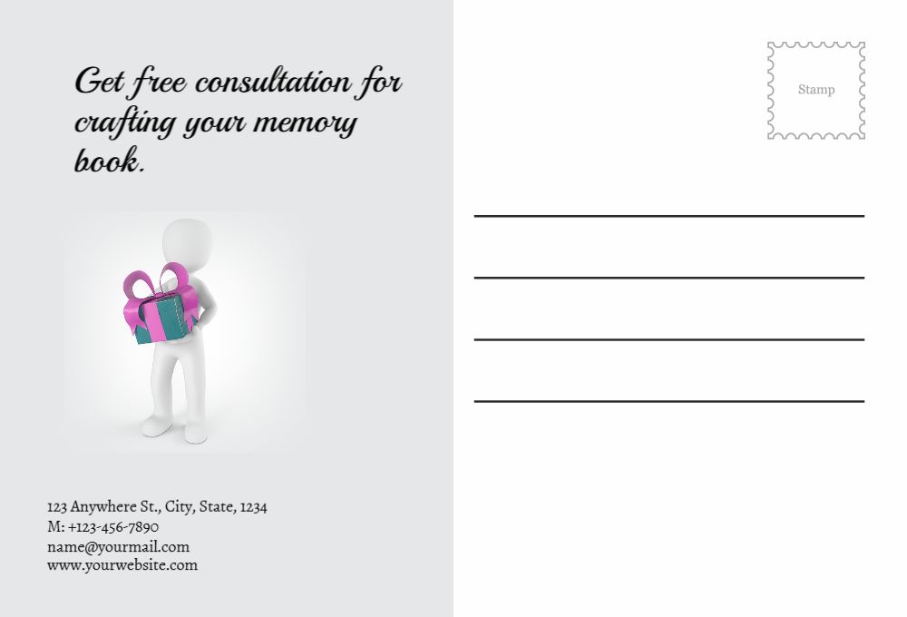 Happy Birthday Postcard Printing template preview 49