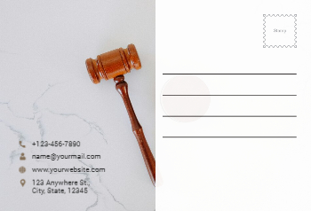 Lawyer Postcard Printing template preview 18