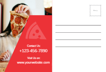 Food Hotel And Restaurant Rush Postcards Printing template preview 8