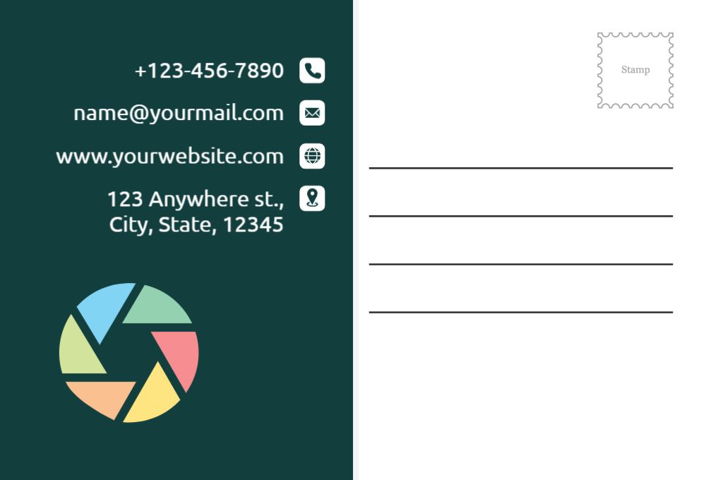Computer Postcard Printing template preview 49
