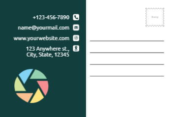 Computer Postcard Printing template preview 20