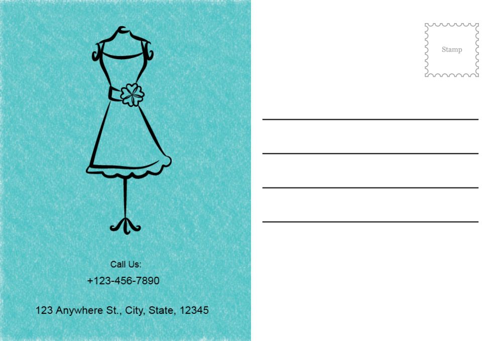 Fashion Postcard Printing template preview 33