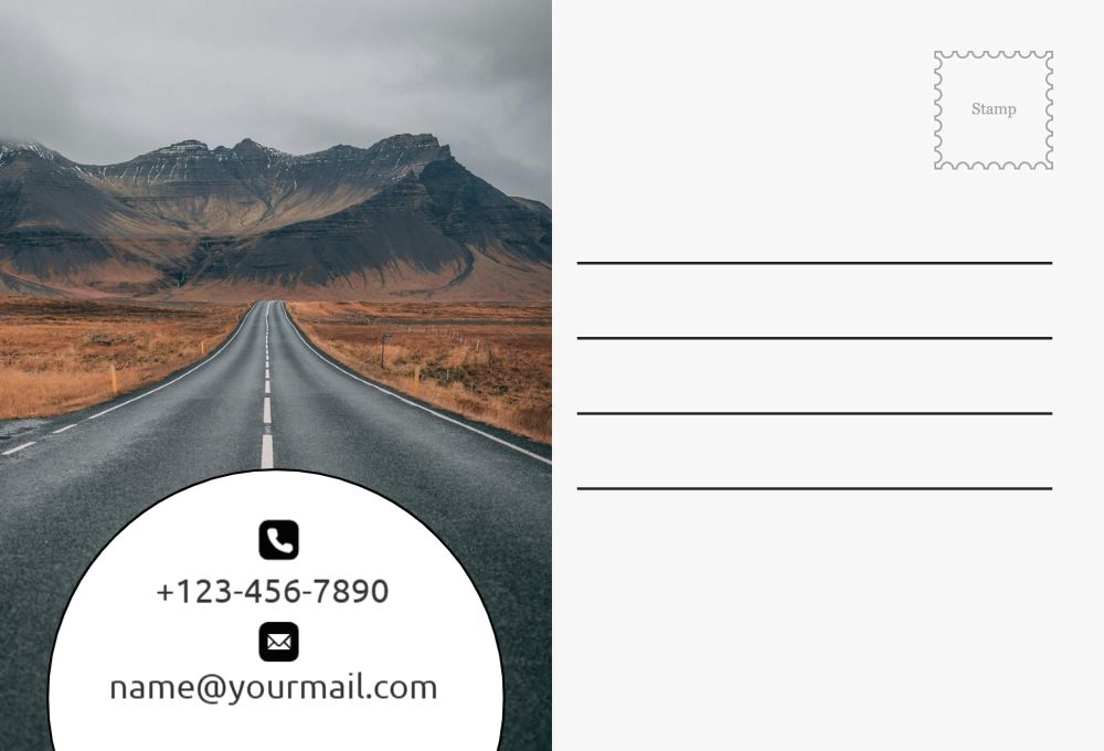 Transportation And Logistics Postcard Printing template preview 31