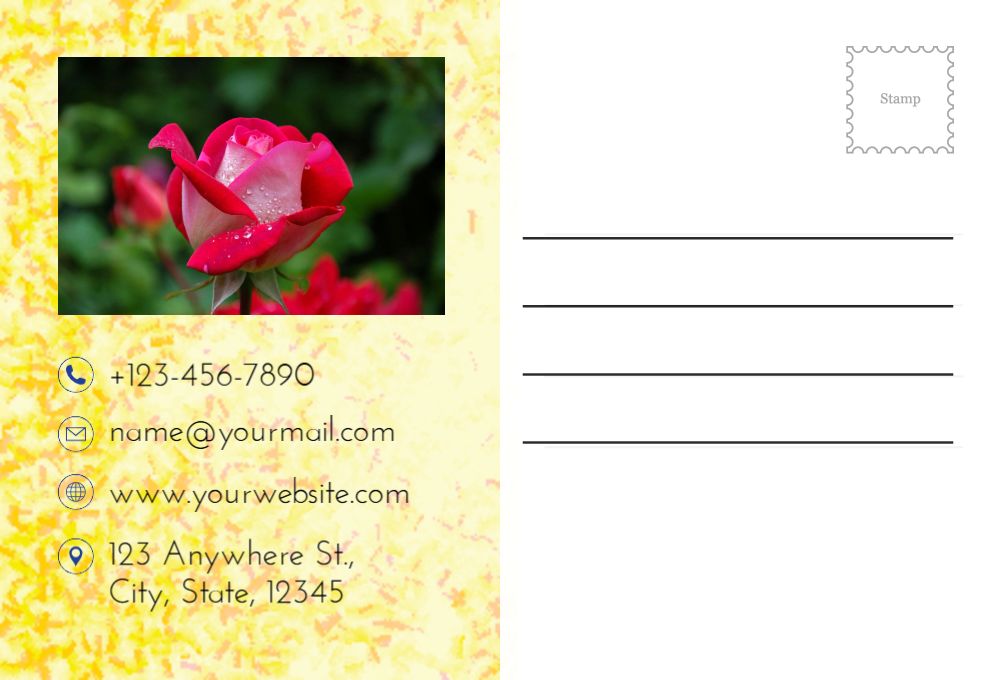 Computer Postcard Printing template preview 33