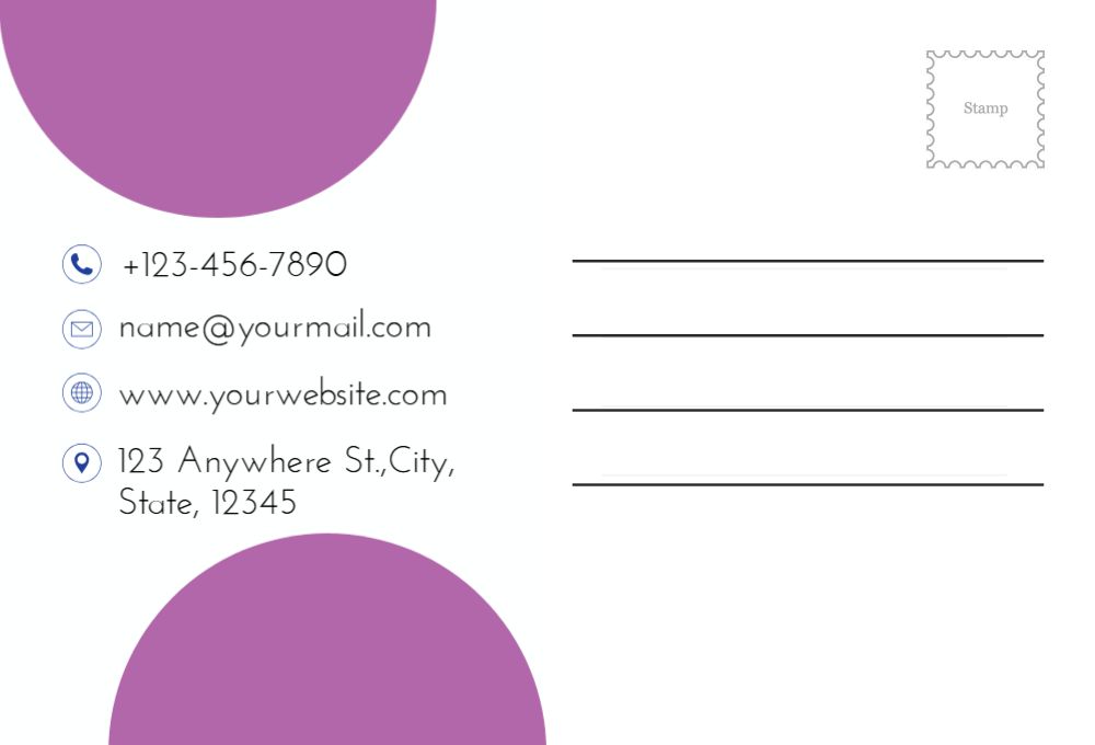 Arts And Photography Postcard Printing template preview 37