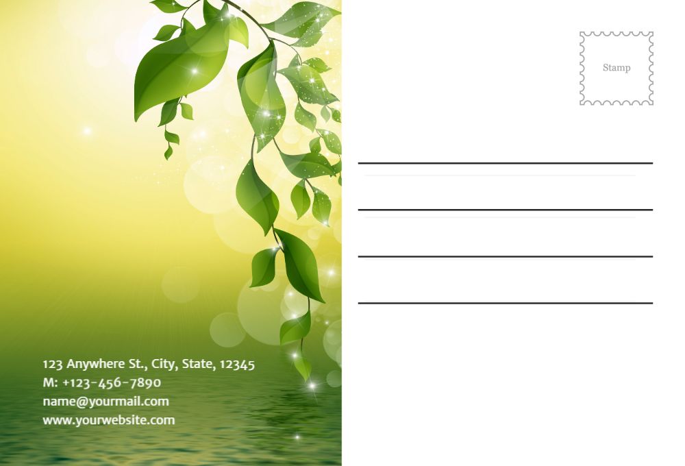 Agriculture Postcard Printing template preview 43