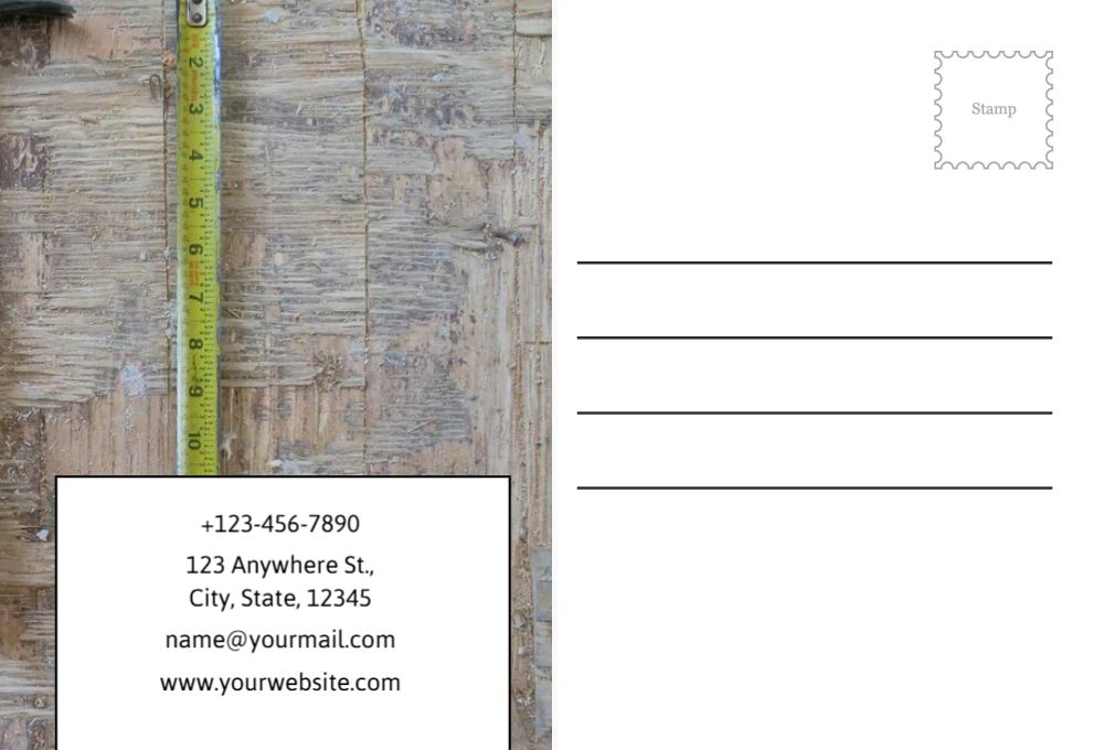 Real Estate Interior Design Postcard Printing template preview 55