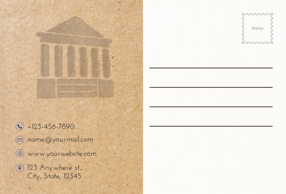 Lawyer Postcard Printing template preview 33